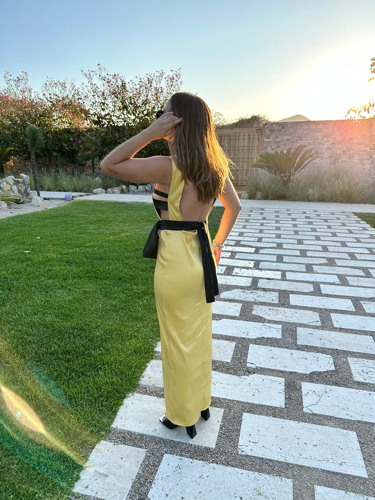 yellow mellow dress